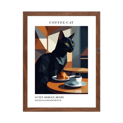 Katzenposter COFFEE CAT 2