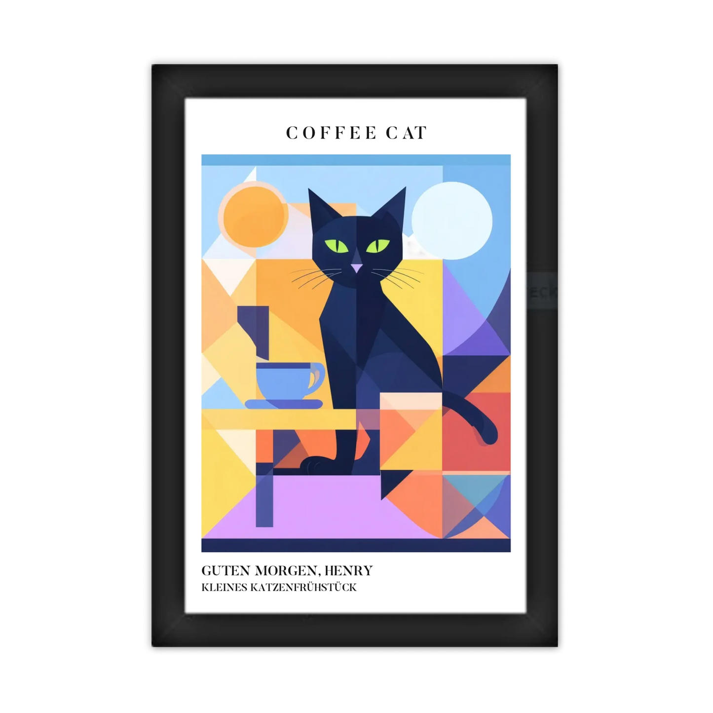 Katzenposter COFFEE CAT
