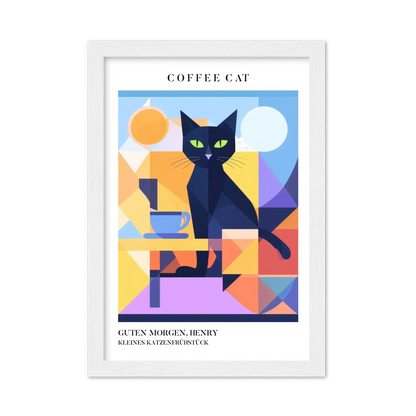 Katzenposter COFFEE CAT