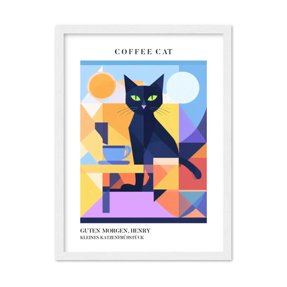 Katzenposter COFFEE CAT