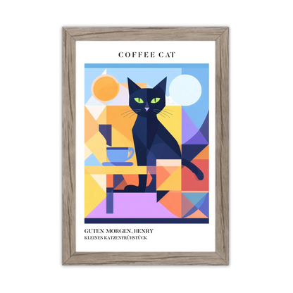 Katzenposter COFFEE CAT