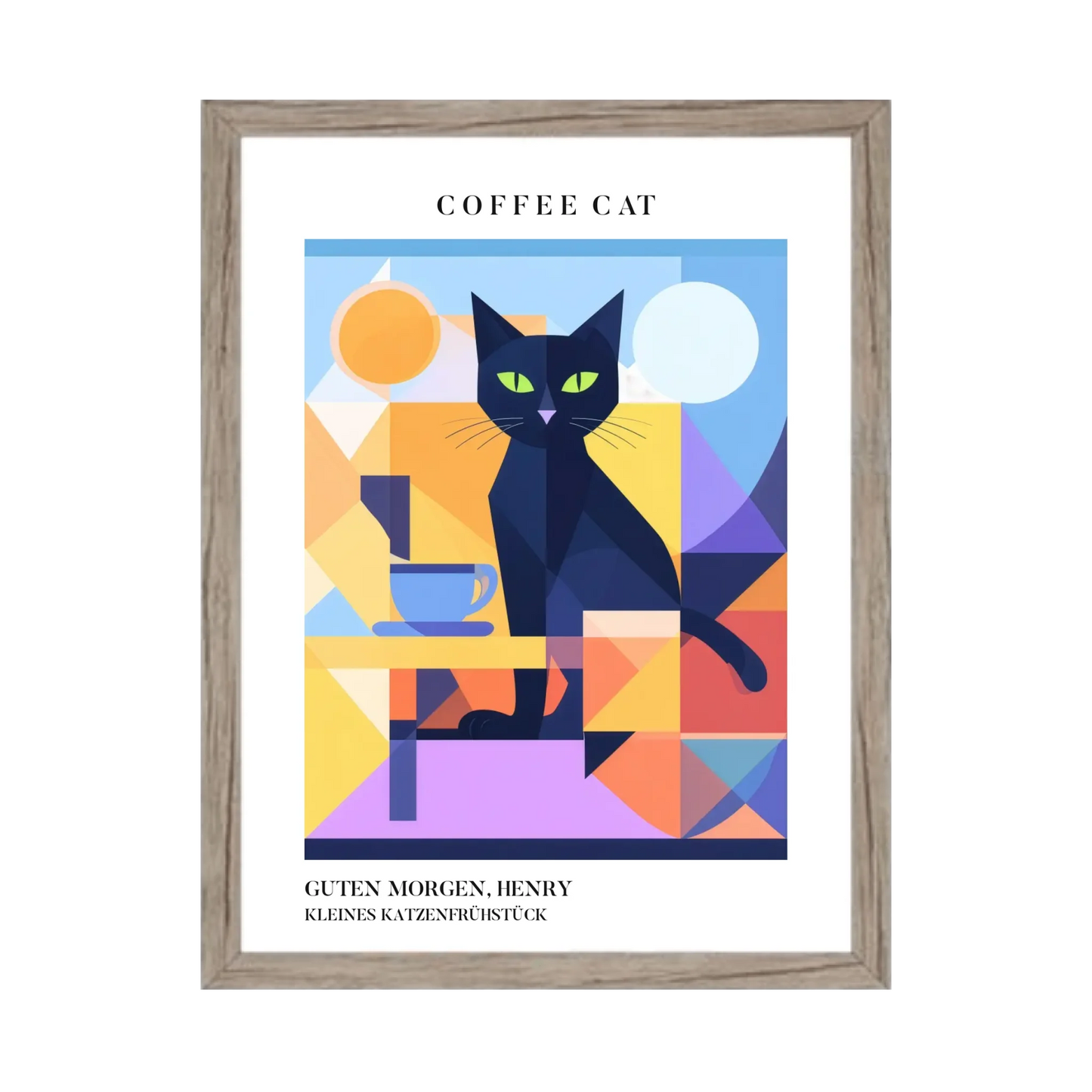 Katzenposter COFFEE CAT