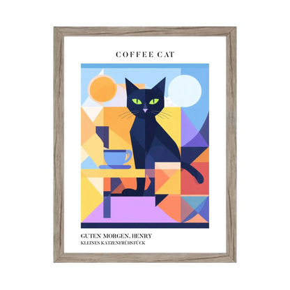 Katzenposter COFFEE CAT