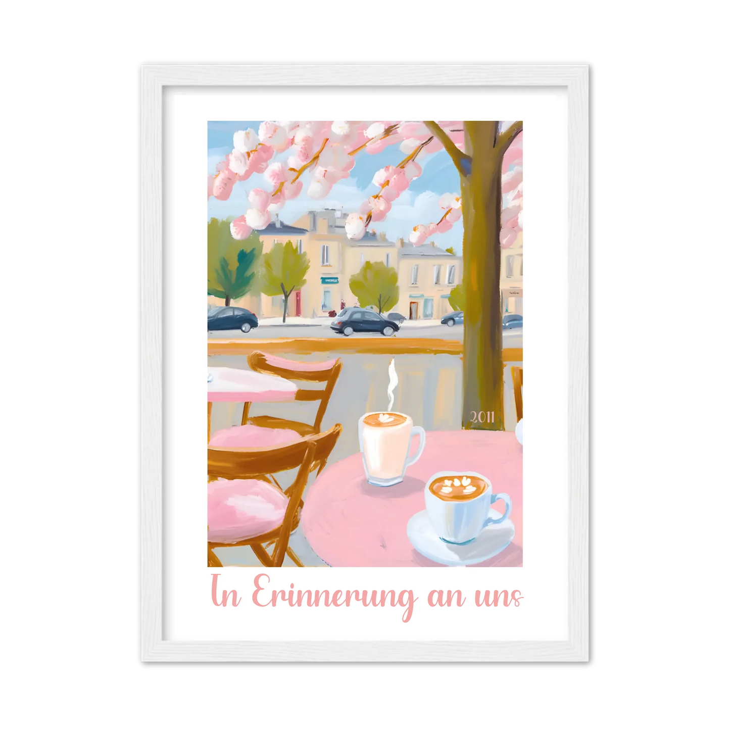Frühlingserwachen personalisiertes Poster