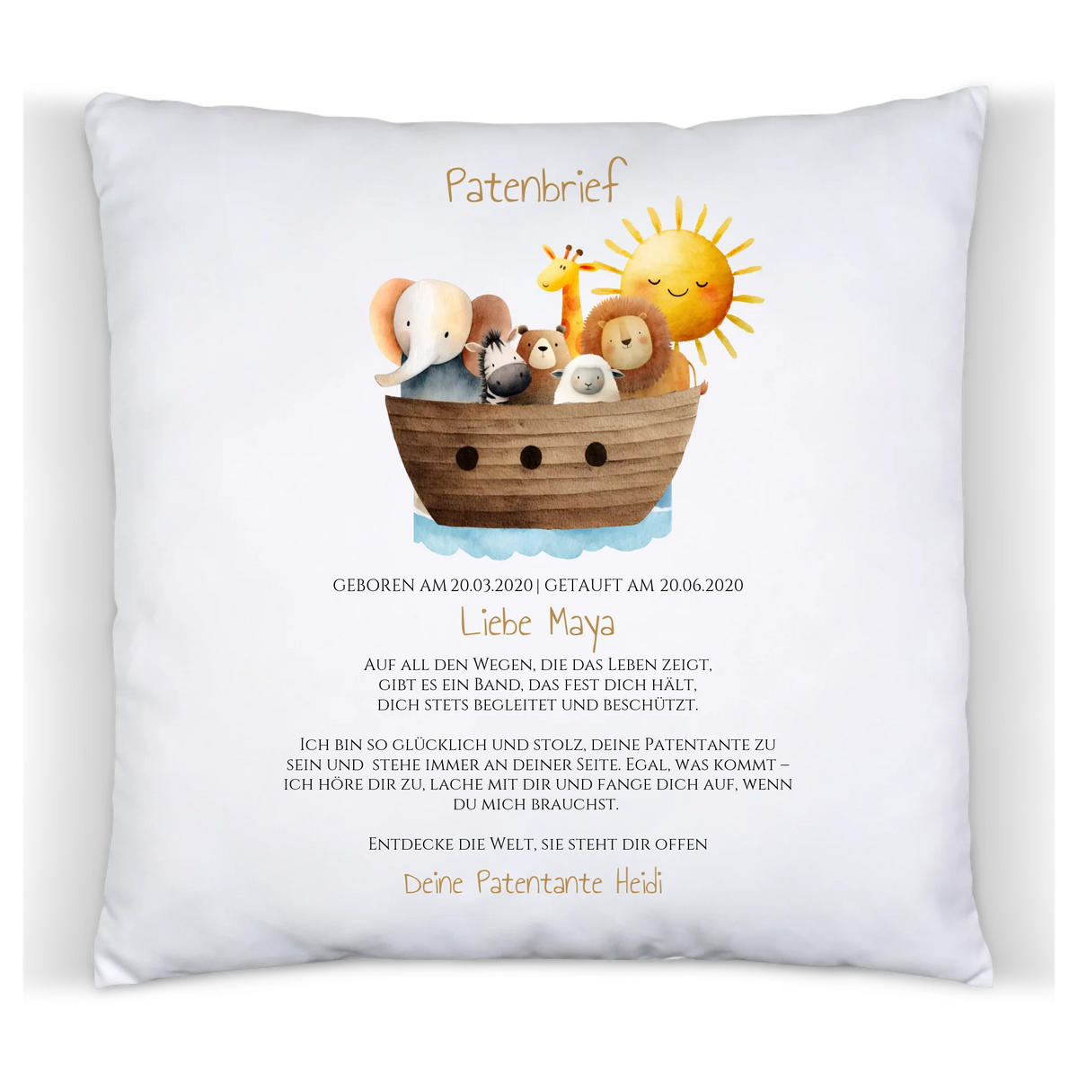 Patenbrief Geschenk Patenkind