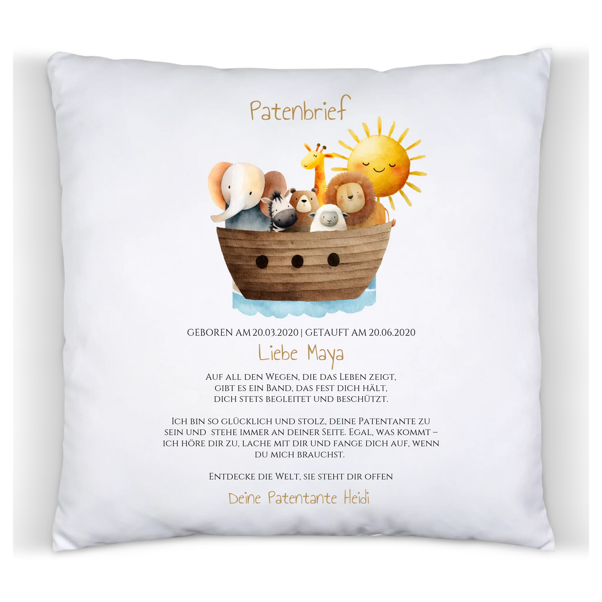 Patenbrief Geschenk Patenkind