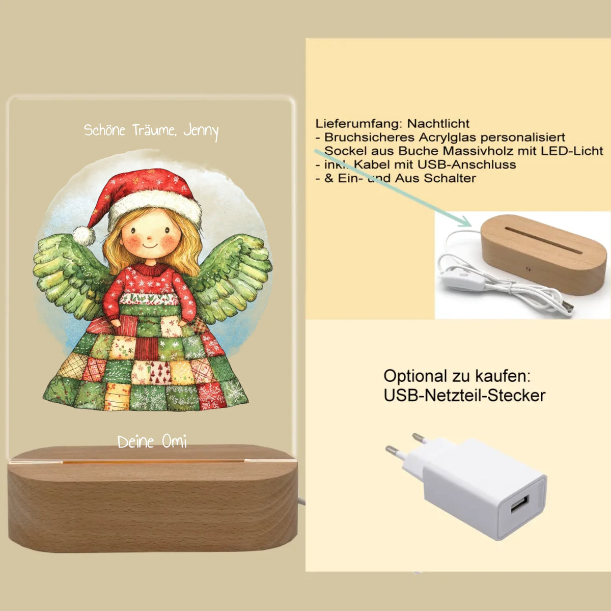Produktinfo rechteckiges 3